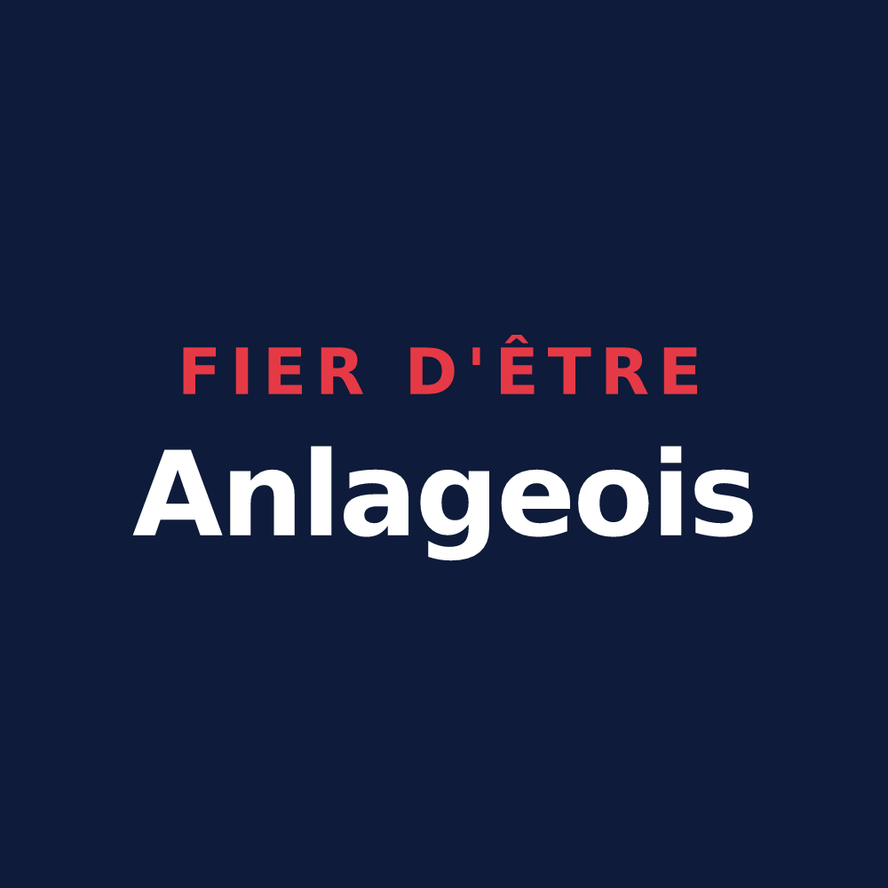 T-shirt « Fier d'être Anlageois » — design pour Anla