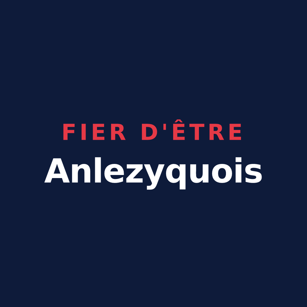 T-shirt « Fier d'être Anlezyquois » — design pour Anlezy