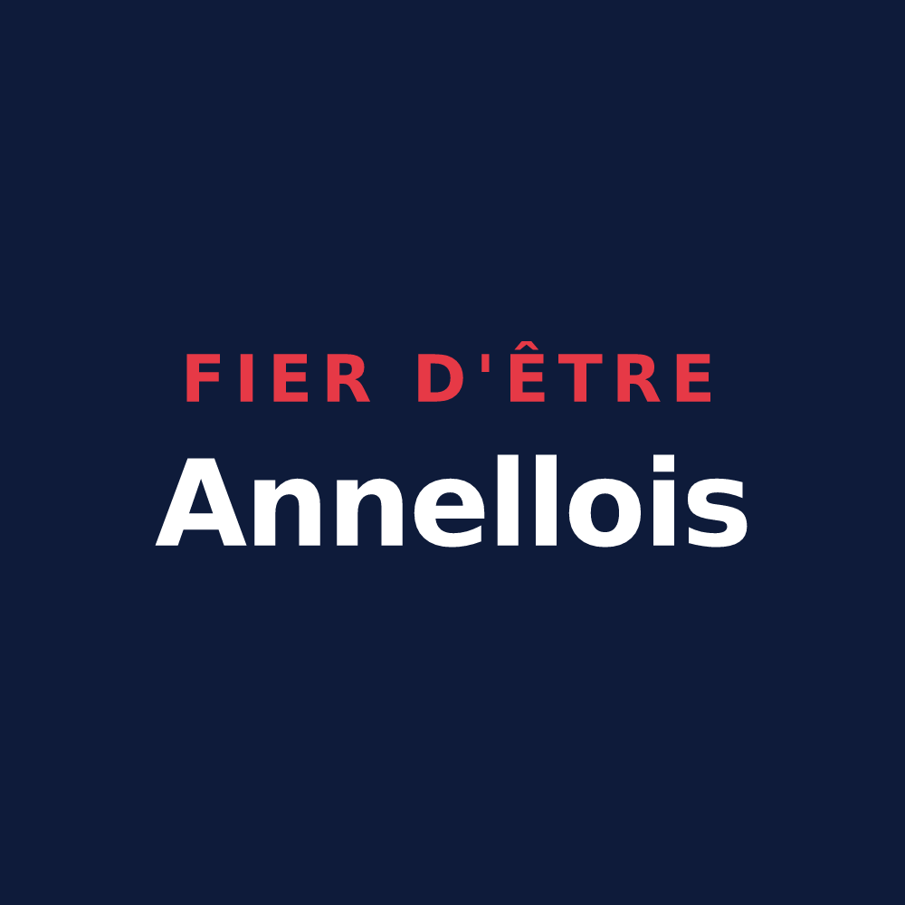 T-shirt « Fier d'être Annellois » — design pour Annelles
