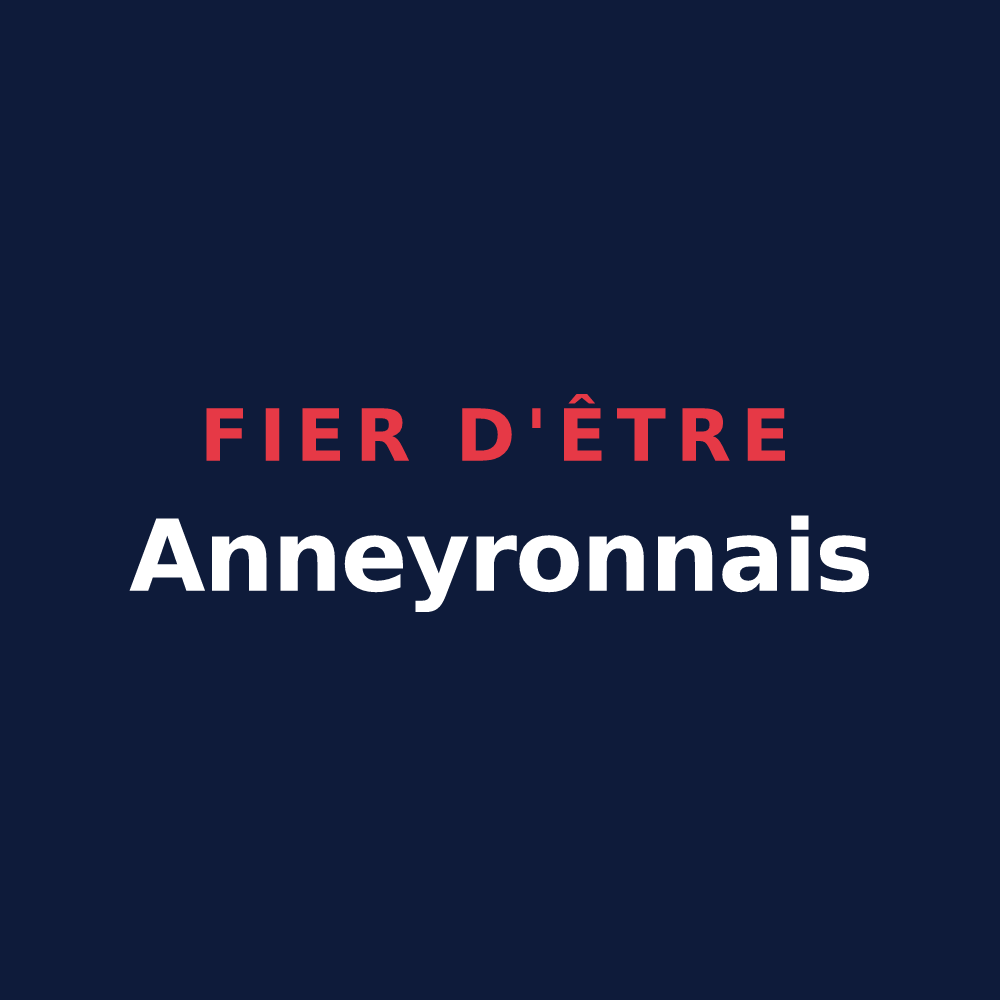 T-shirt « Fier d'être Anneyronnais » — design pour Anneyron