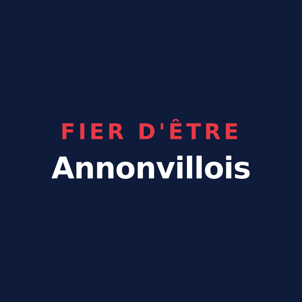 T-shirt « Fier d'être Annonvillois » — design pour Annonville
