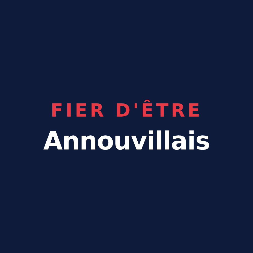 T-shirt « Fier d'être Annouvillais » — design pour Annouville-Vilmesnil