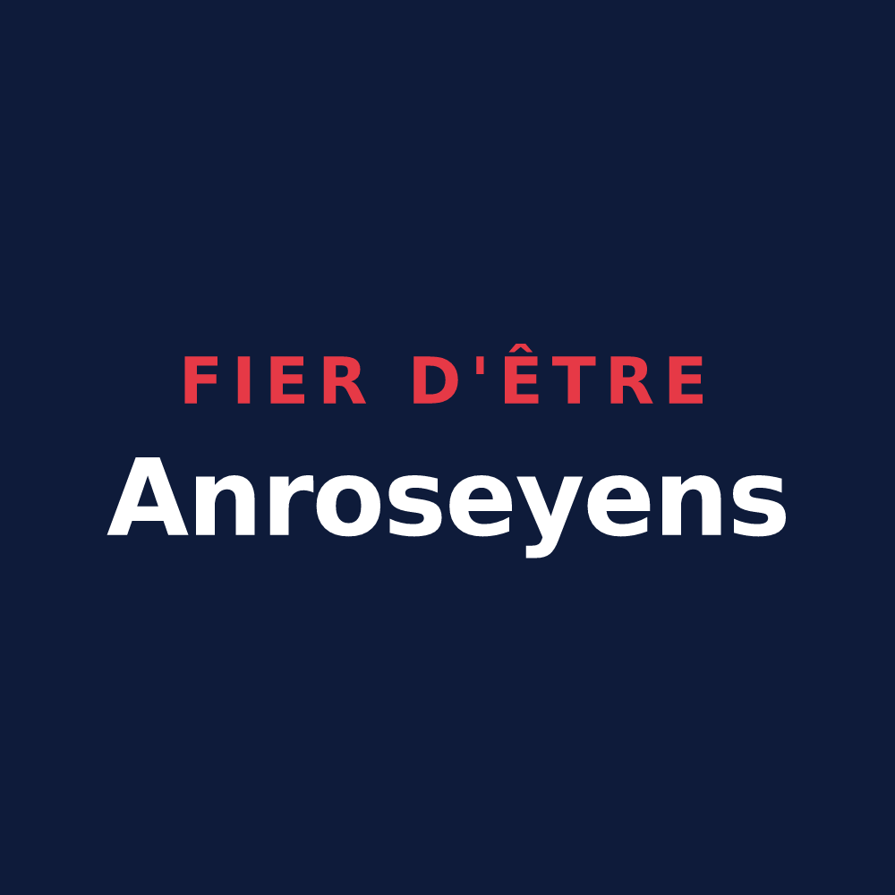 T-shirt « Fier d'être Anroseyens » — design pour Anrosey