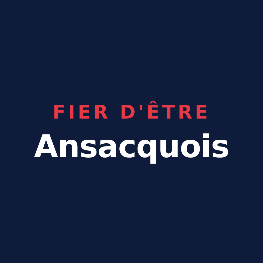 T-shirt « Fier d'être Ansacquois » — design pour Ansacq