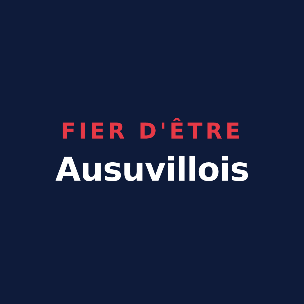 T-shirt « Fier d'être Ausuvillois » — design pour Ansauville