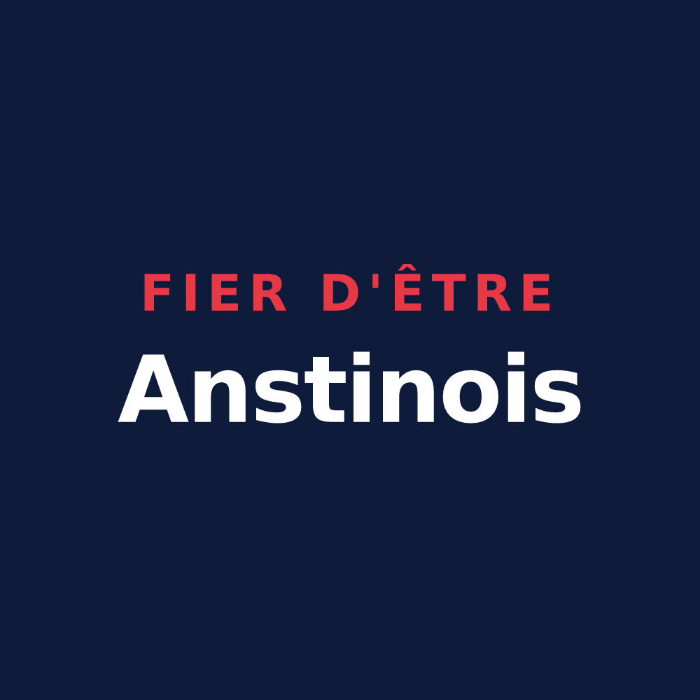 T-shirt « Fier d'être Anstinois » — design pour Anstaing