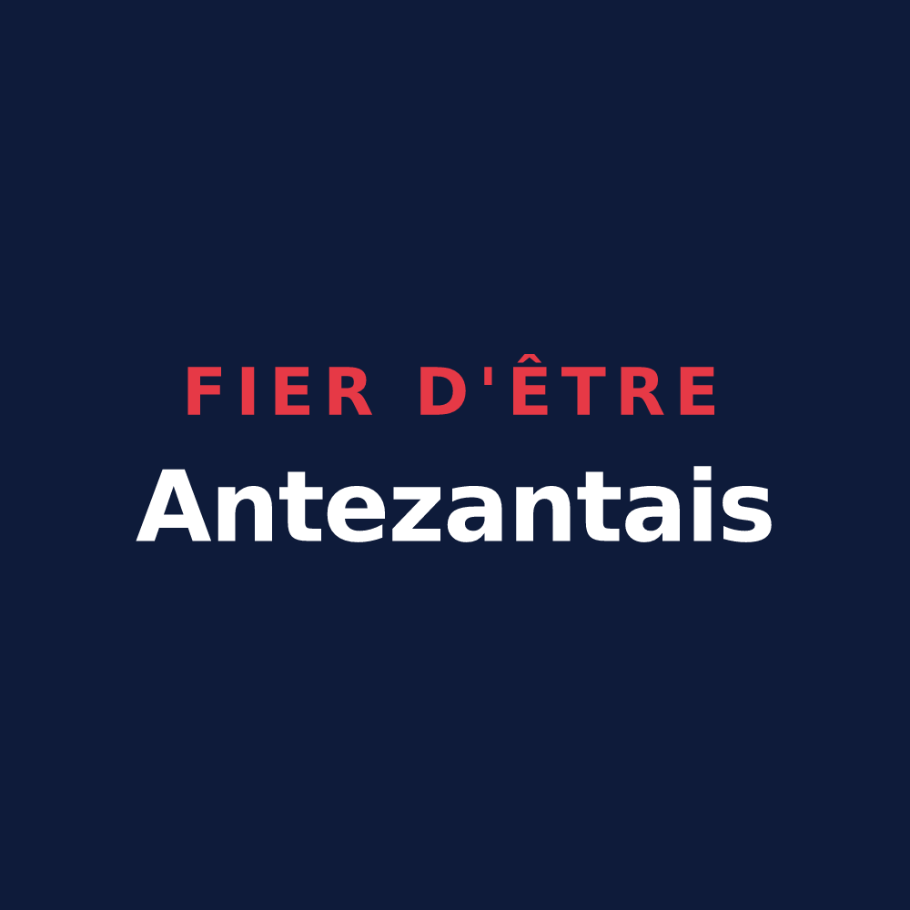 T-shirt « Fier d'être Antezantais » — design pour Antezant-la-Chapelle