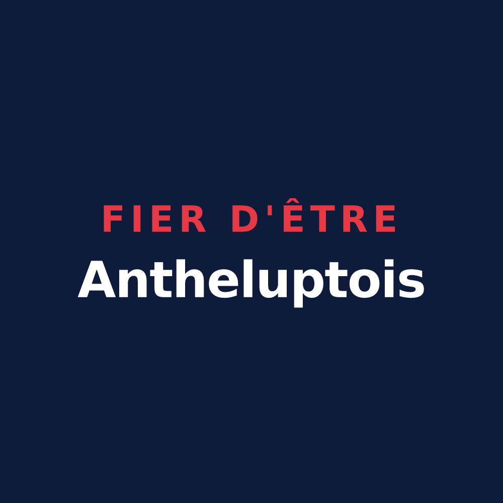 T-shirt « Fier d'être Antheluptois » — design pour Anthelupt