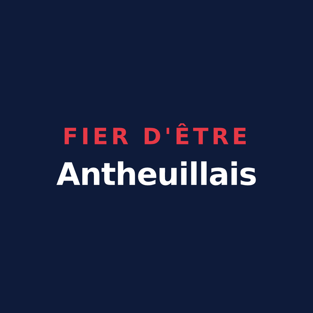 T-shirt « Fier d'être Antheuillais » — design pour Antheuil-Portes