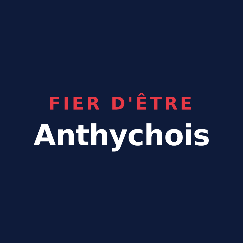 T-shirt « Fier d'être Anthychois » — design pour Anthy-sur-Léman