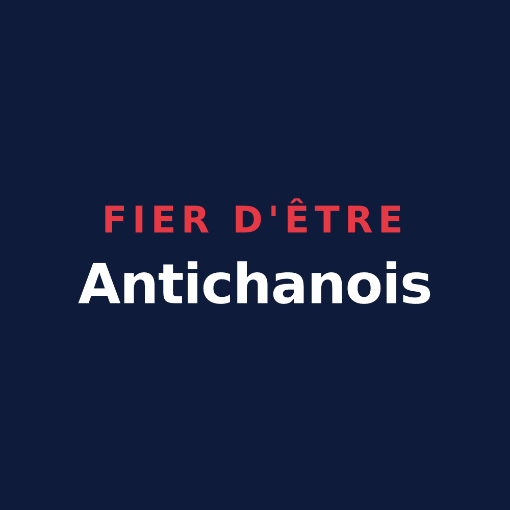 T-shirt « Fier d'être Antichanois » — design pour Antichan