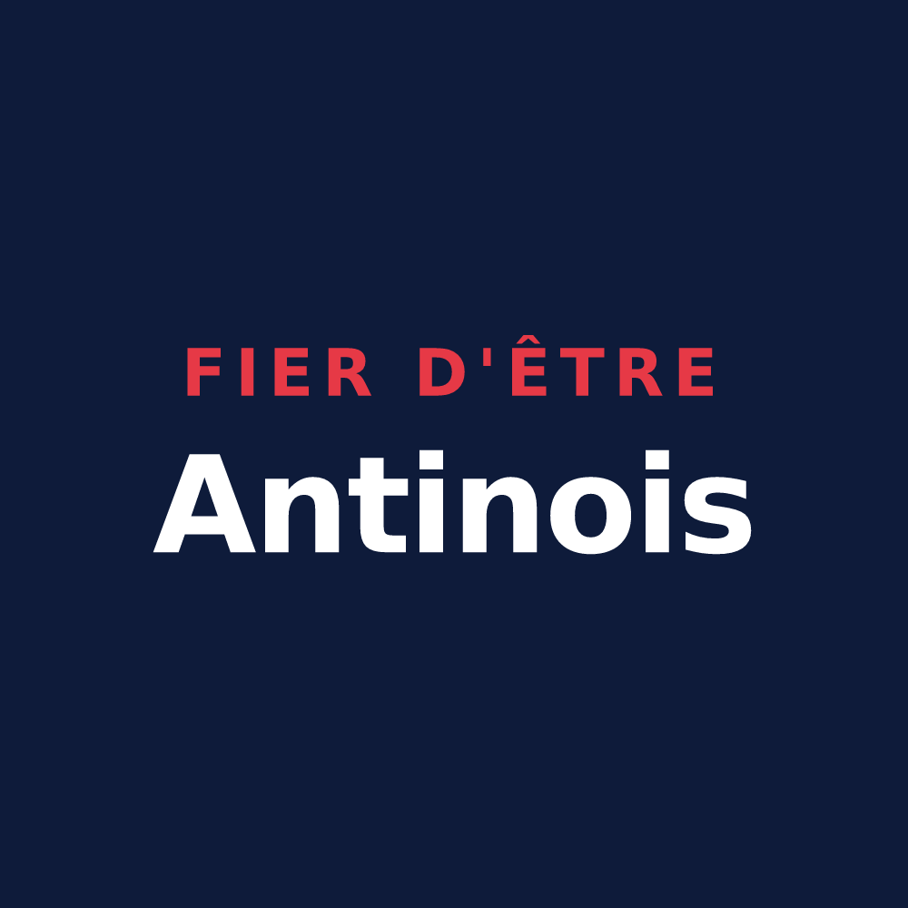 T-shirt « Fier d'être Antinois » — design pour Antin