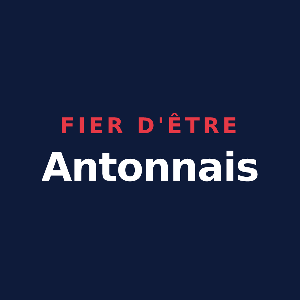 T-shirt « Fier d'être Antonnais » — design pour Antonne-et-Trigonant