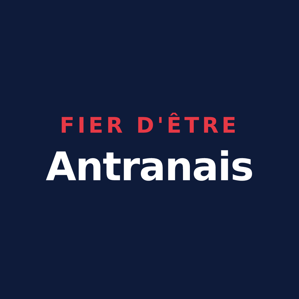 T-shirt « Fier d'être Antranais » — design pour Antran
