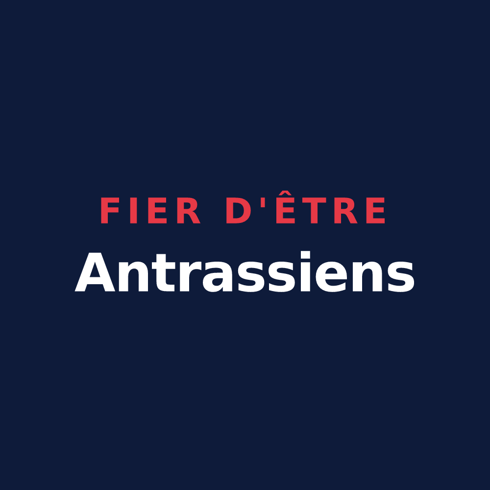 T-shirt « Fier d'être Antrassiens » — design pour Antras