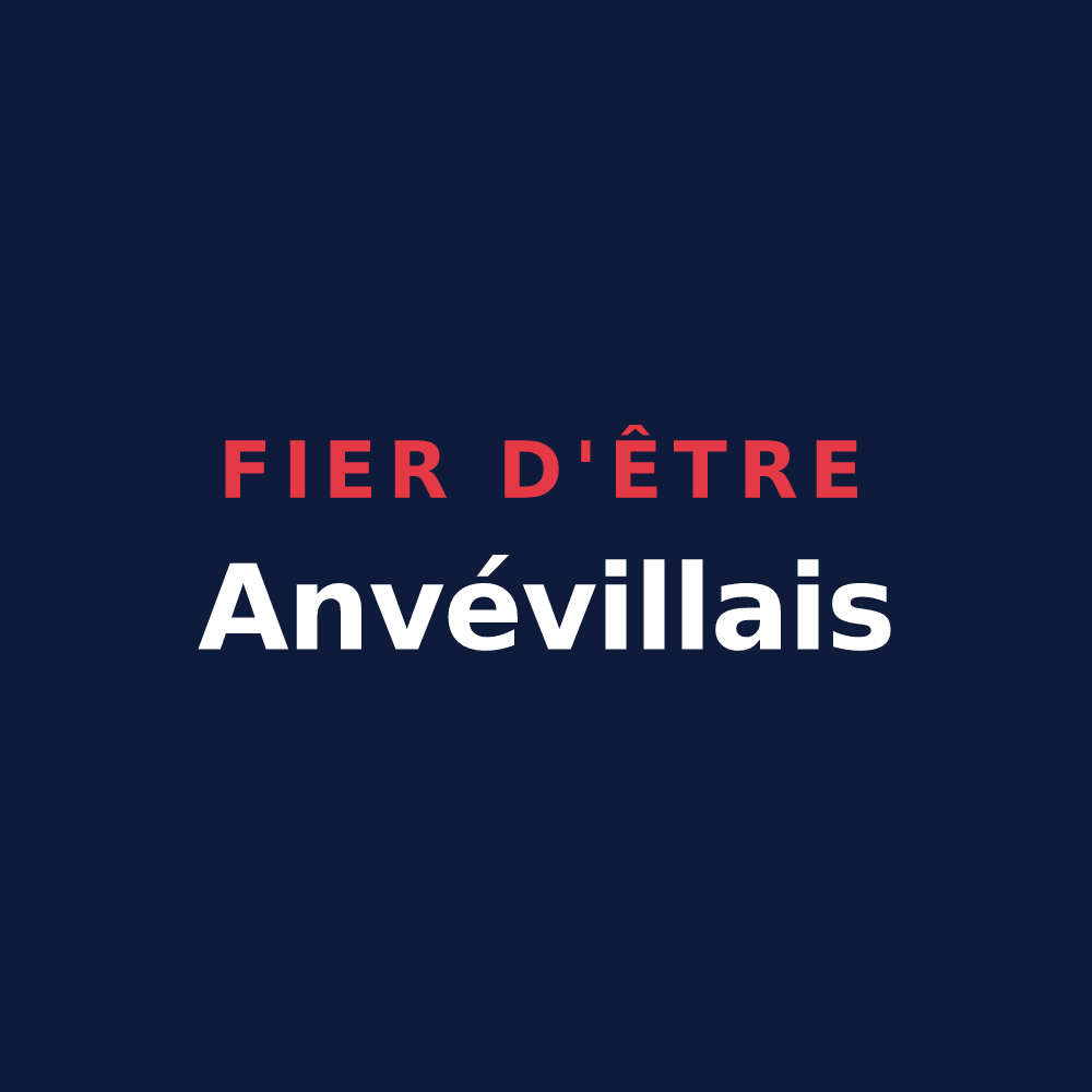 T-shirt « Fier d'être Anvévillais » — design pour Anvéville