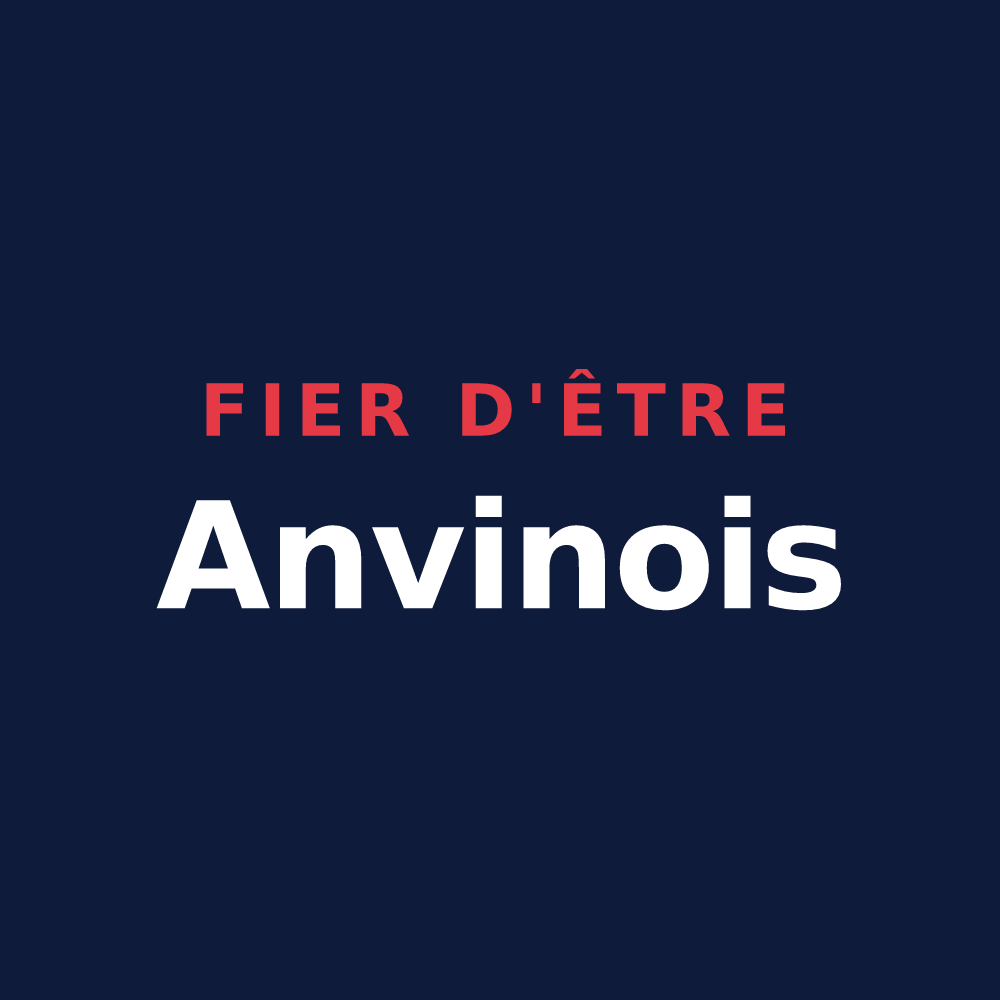 T-shirt « Fier d'être Anvinois » — design pour Anvin