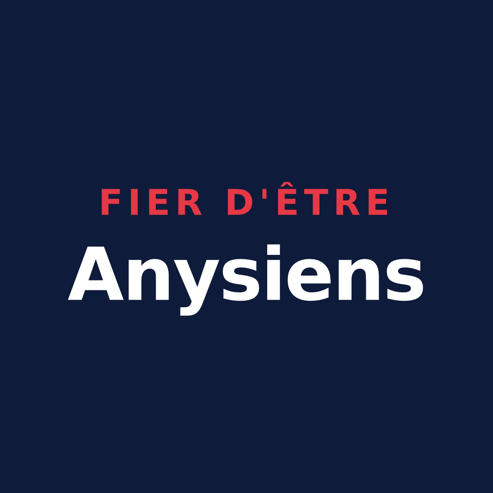 T-shirt « Fier d'être Anysiens » — design pour Any-Martin-Rieux