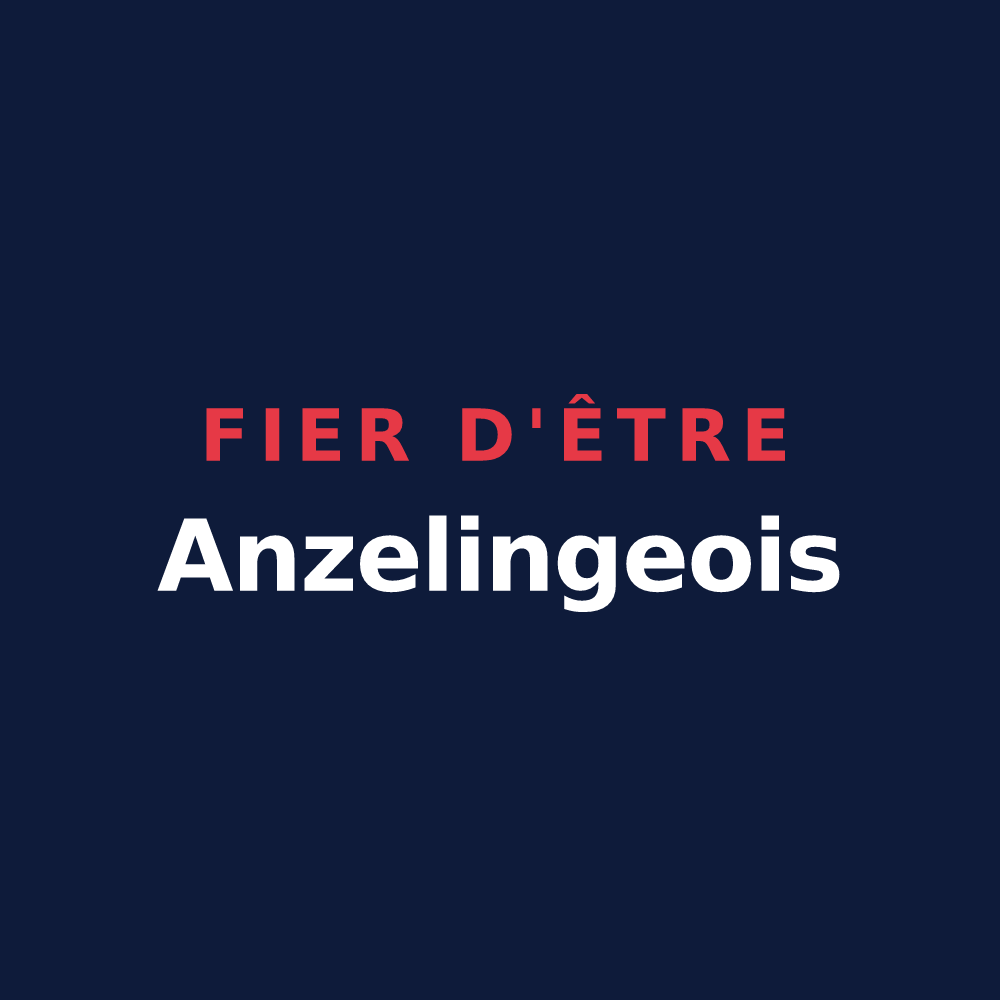 T-shirt « Fier d'être Anzelingeois » — design pour Anzeling
