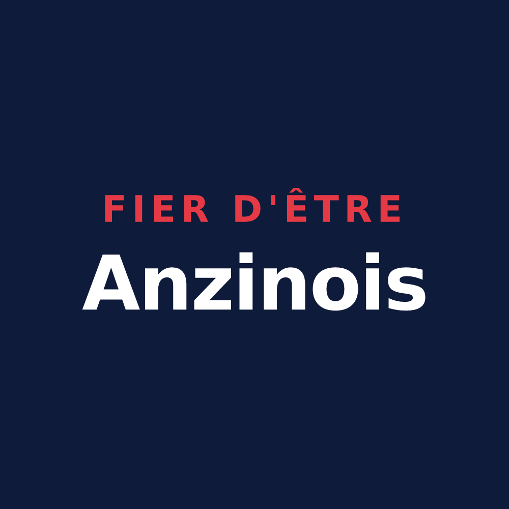 T-shirt « Fier d'être Anzinois » — design pour Anzin