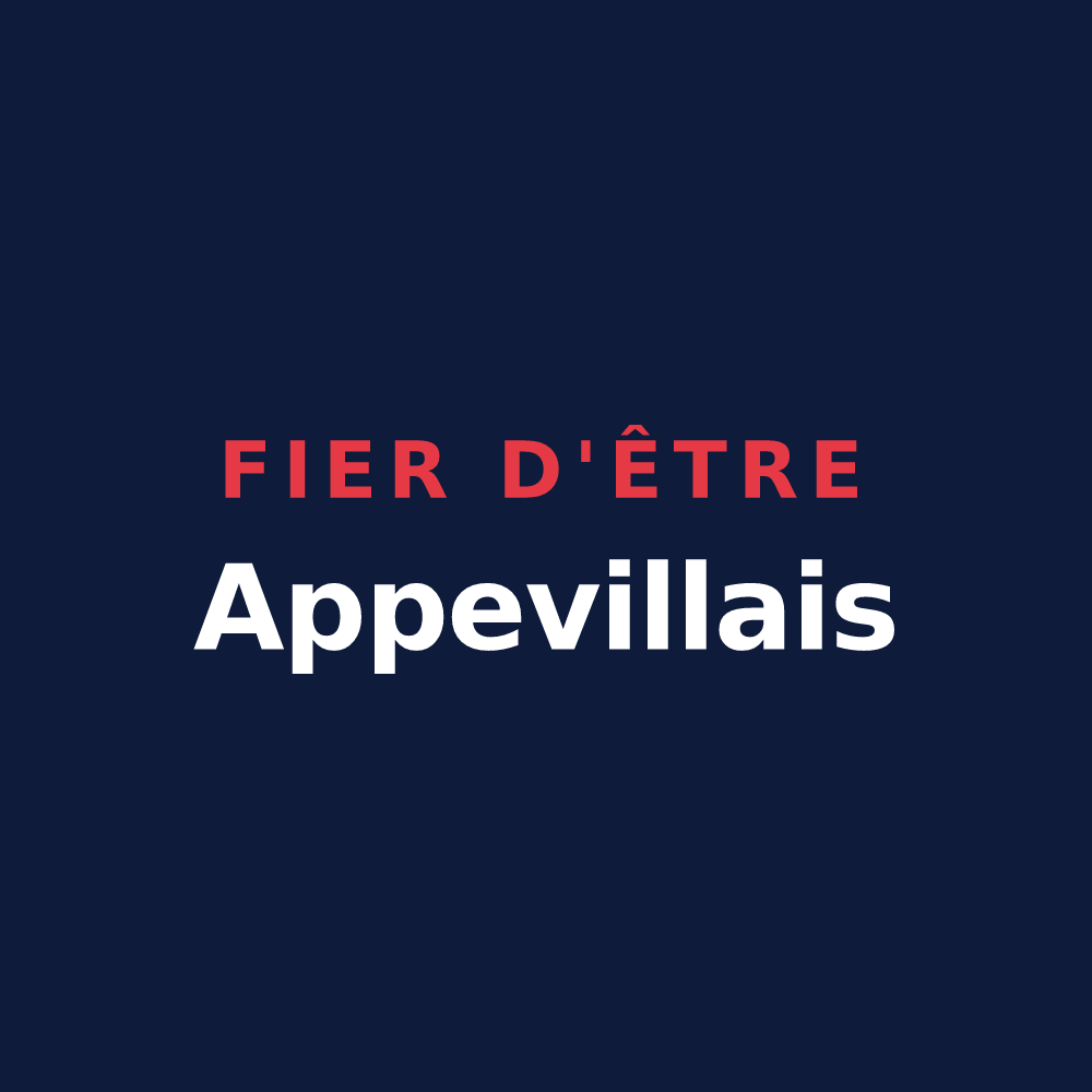 T-shirt « Fier d'être Appevillais » — design pour Appeville