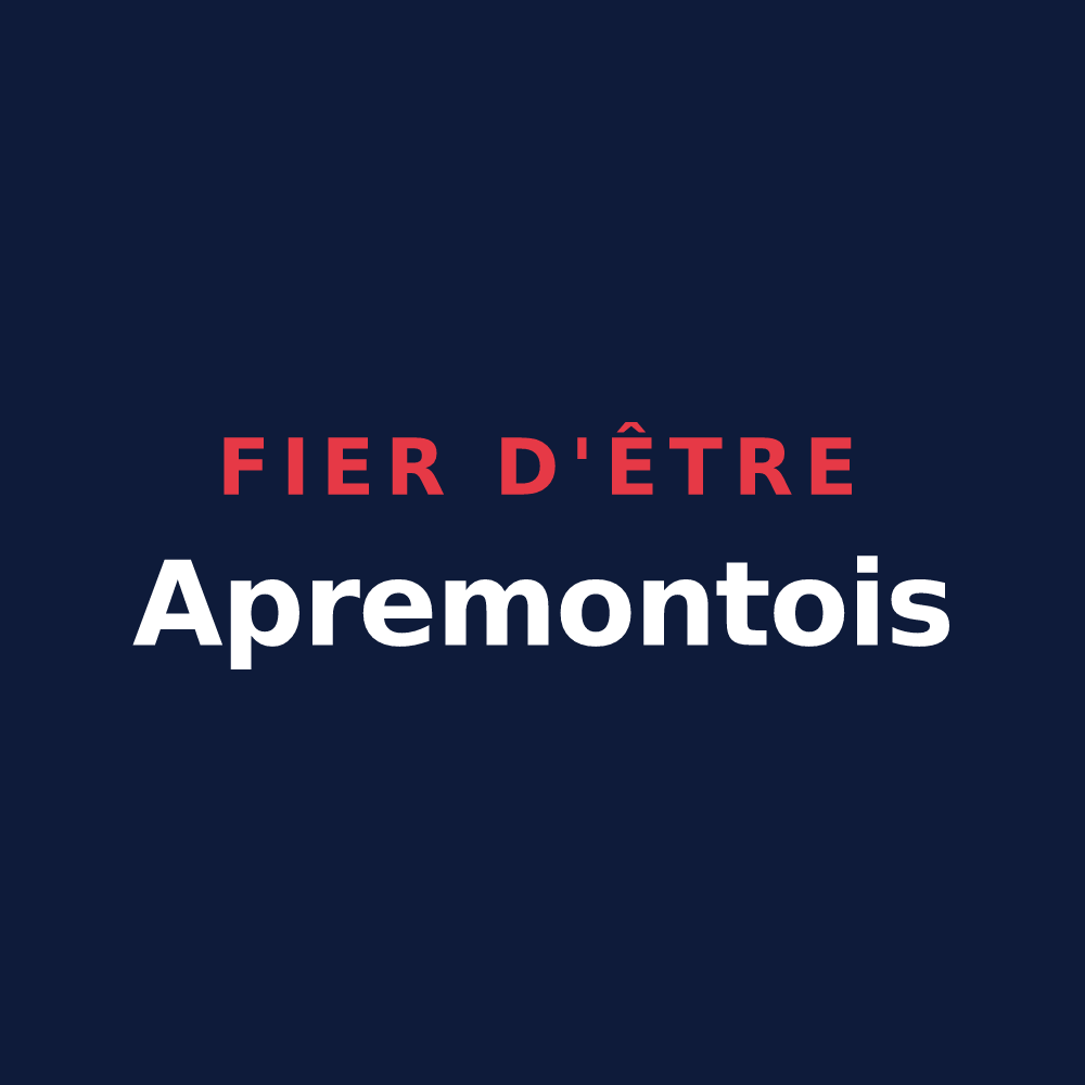 T-shirt « Fier d'être Apremontois » — design pour Apremont