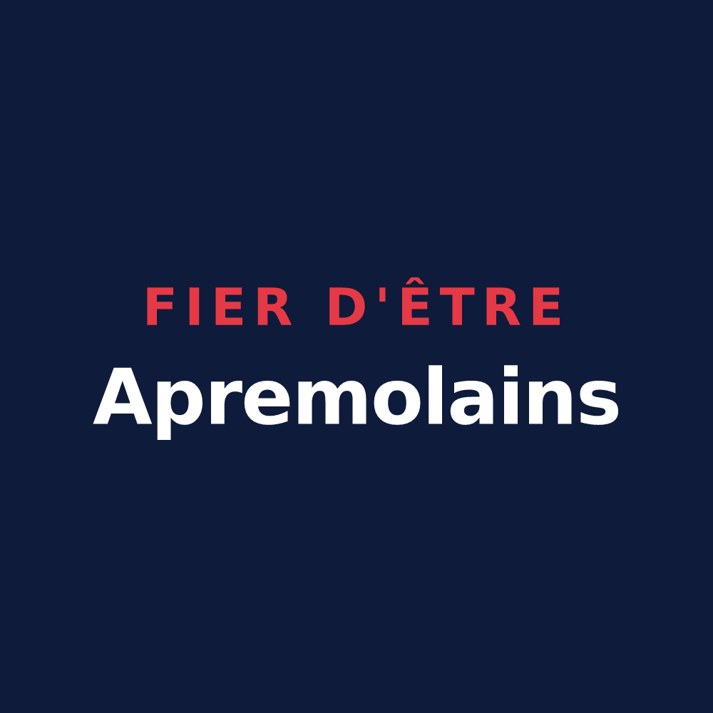 T-shirt « Fier d'être Apremolains » — design pour Apremont