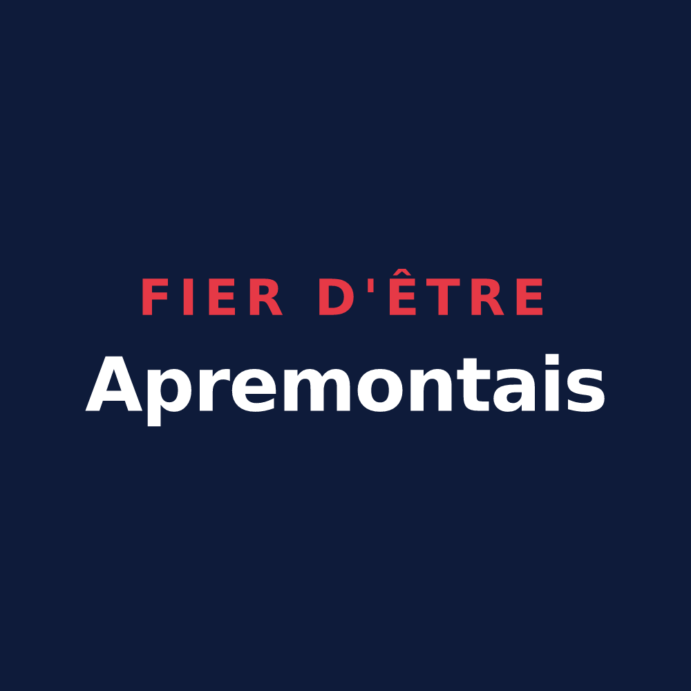 T-shirt « Fier d'être Apremontais » — design pour Apremont
