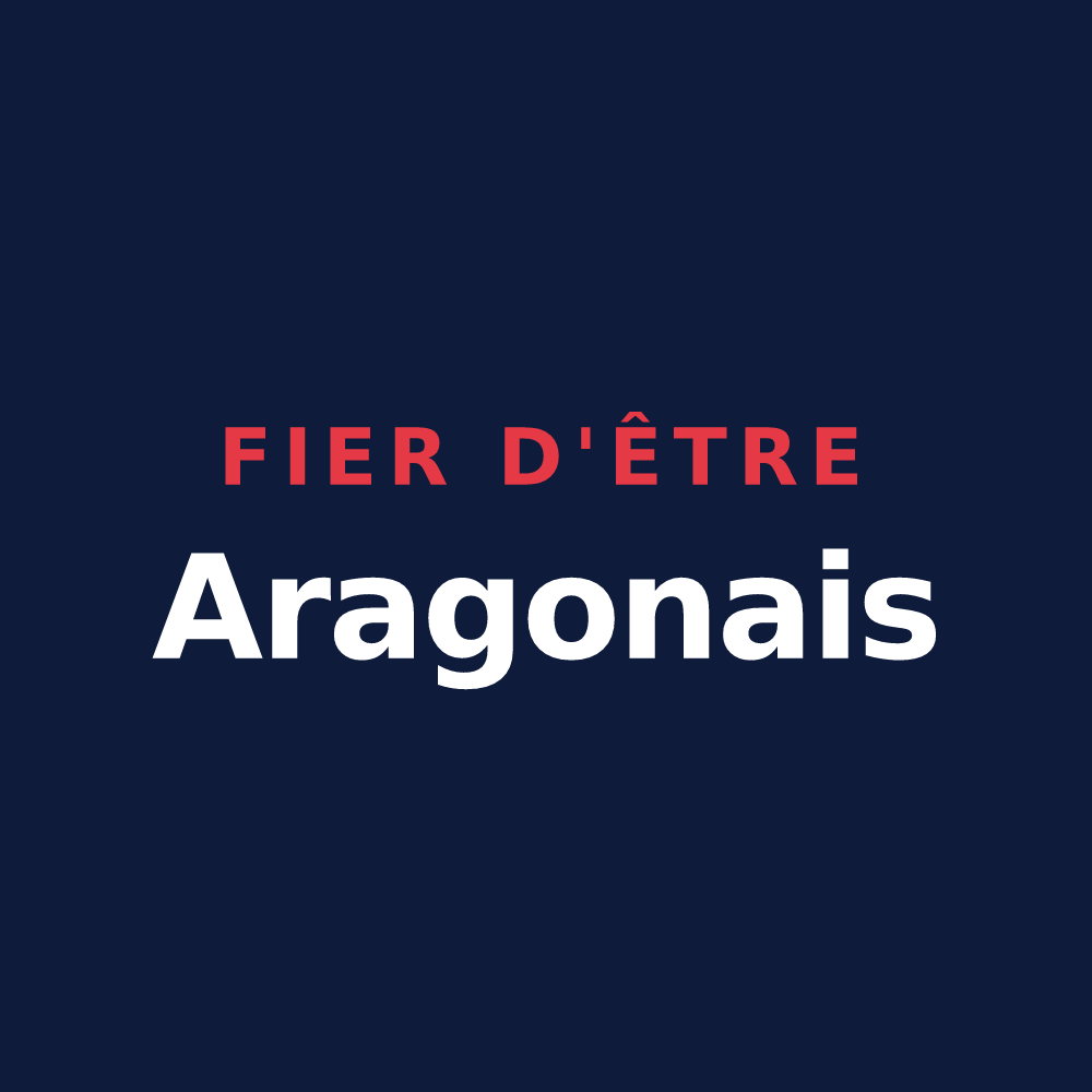 T-shirt « Fier d'être Aragonais » — design pour Aragon