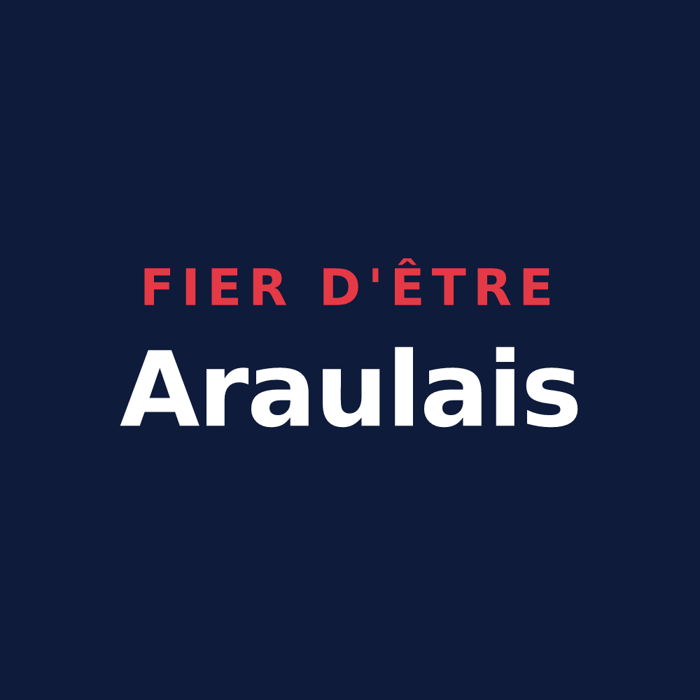 T-shirt « Fier d'être Araulais » — design pour Araules