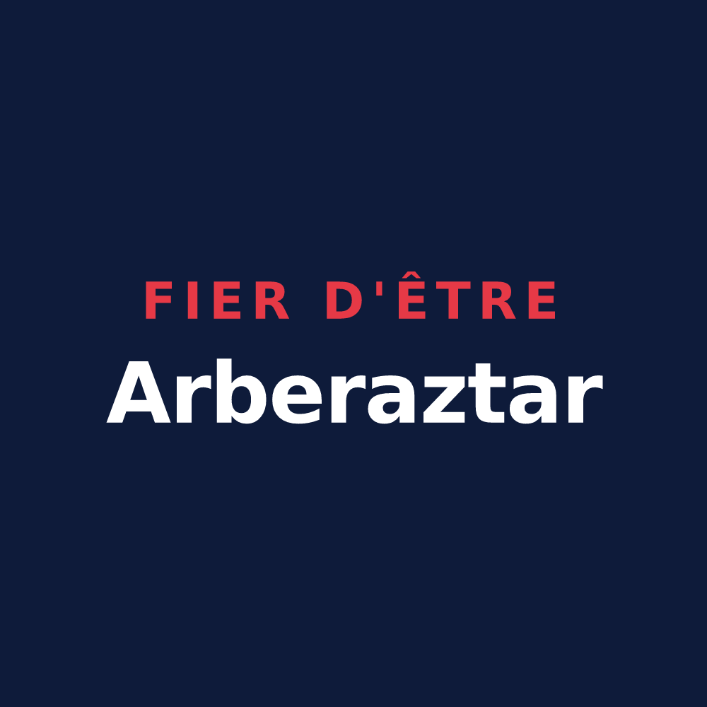 T-shirt « Fier d'être Arberaztar » — design pour Arbérats-Sillègue