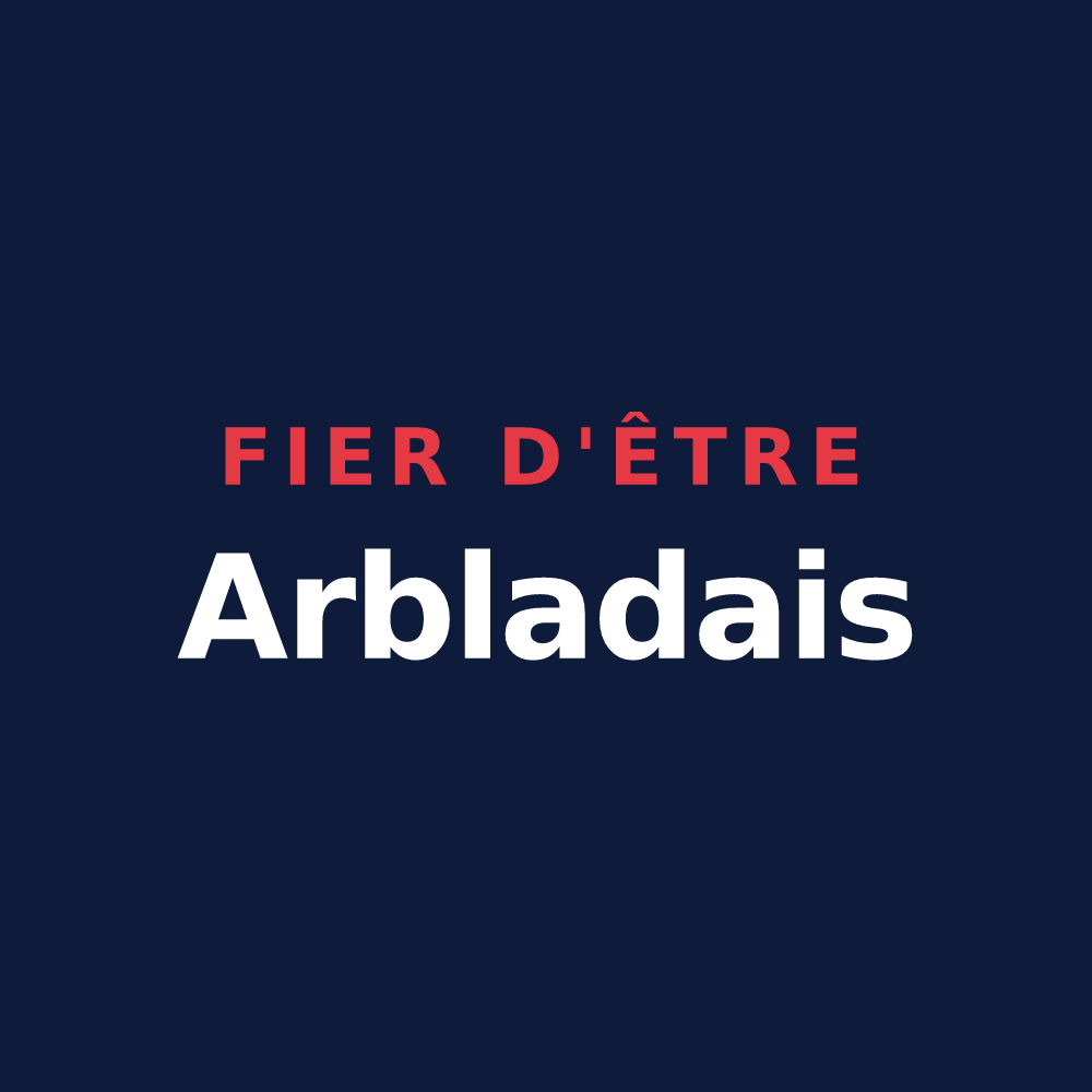 T-shirt « Fier d'être Arbladais » — design pour Arblade-le-Bas