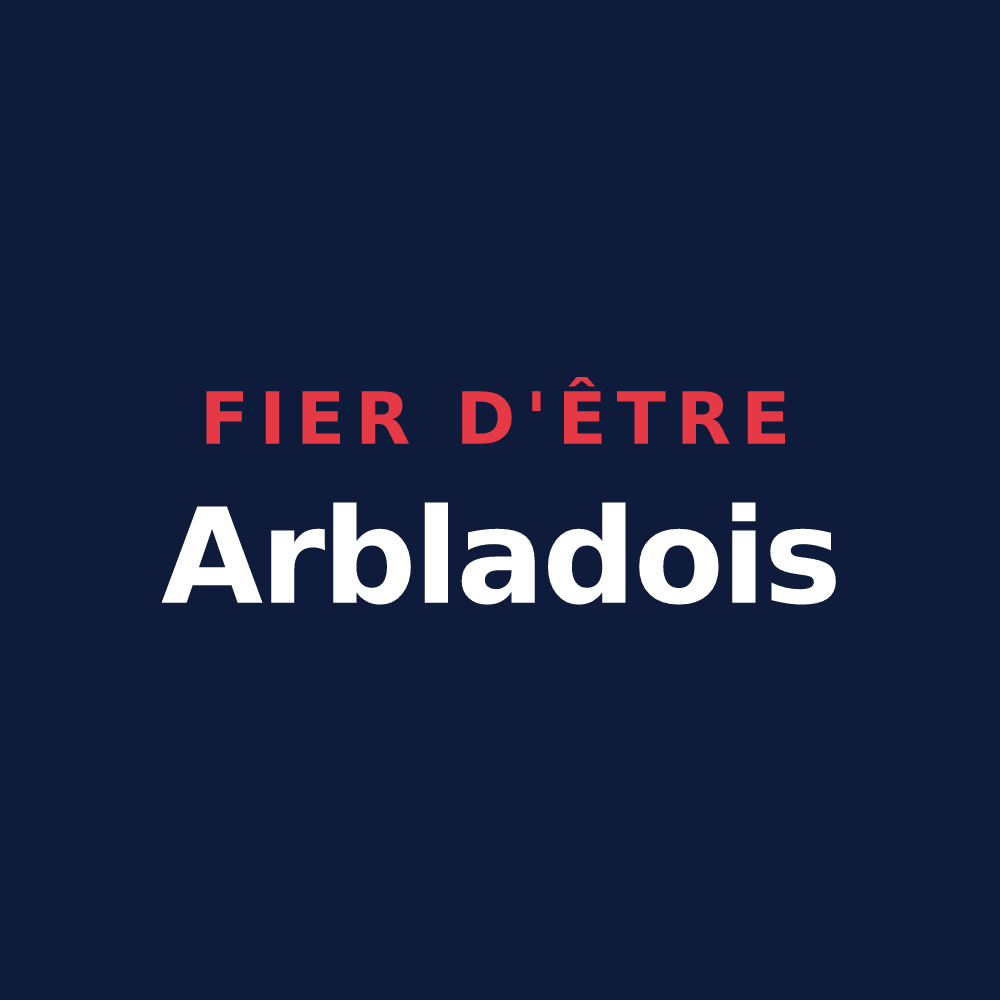 T-shirt « Fier d'être Arbladois » — design pour Arblade-le-Haut