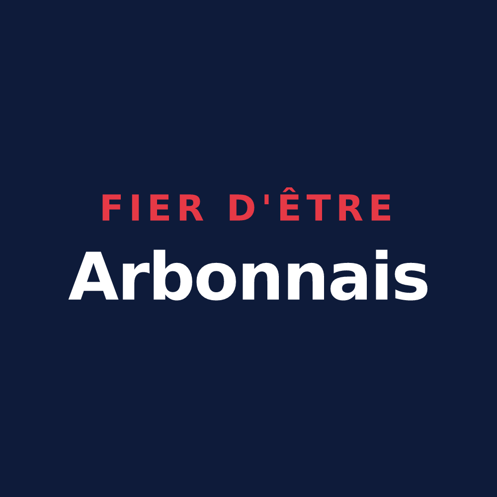 T-shirt « Fier d'être Arbonnais » — design pour Arbon