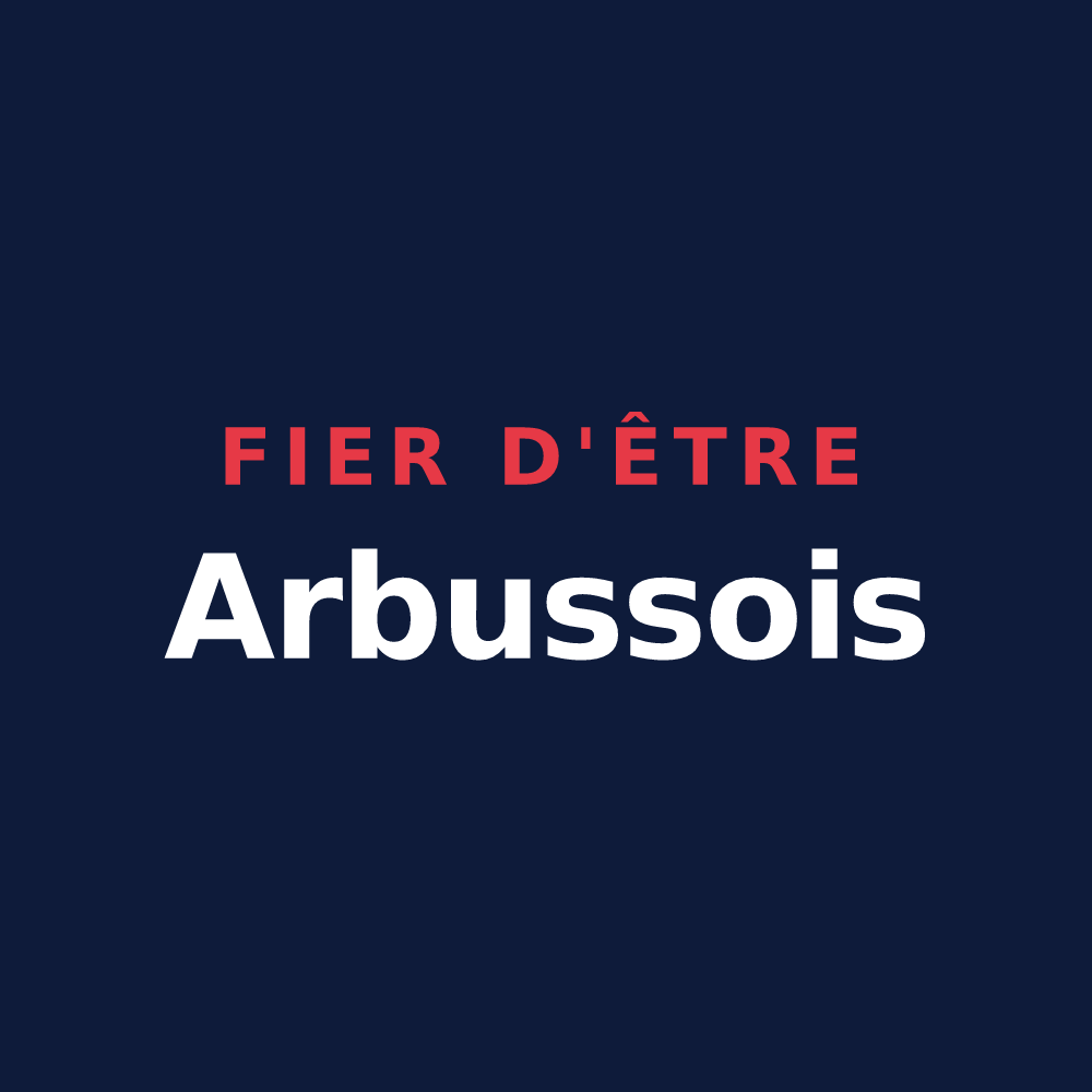 T-shirt « Fier d'être Arbussois » — design pour Arbourse