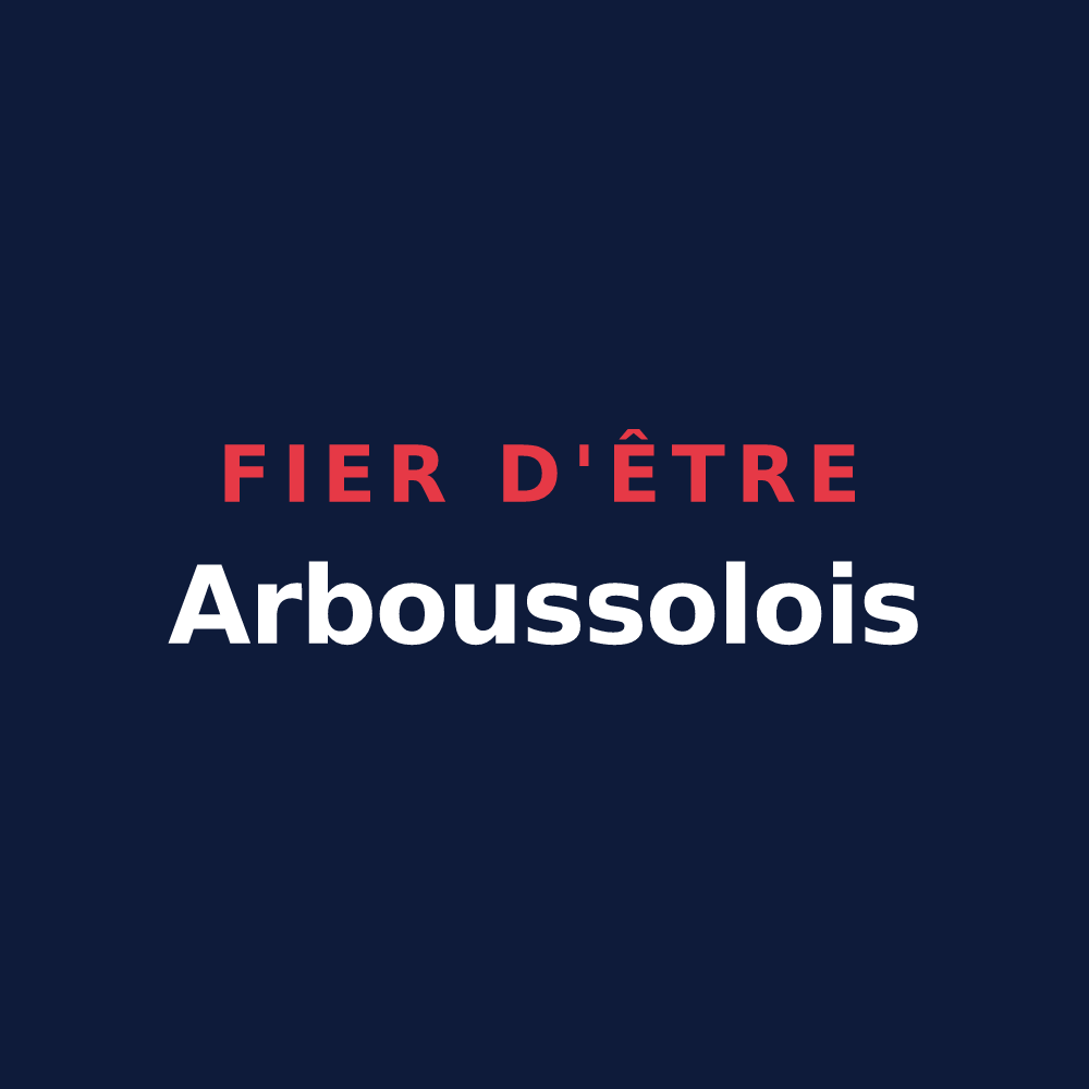T-shirt « Fier d'être Arboussolois » — design pour Arboussols