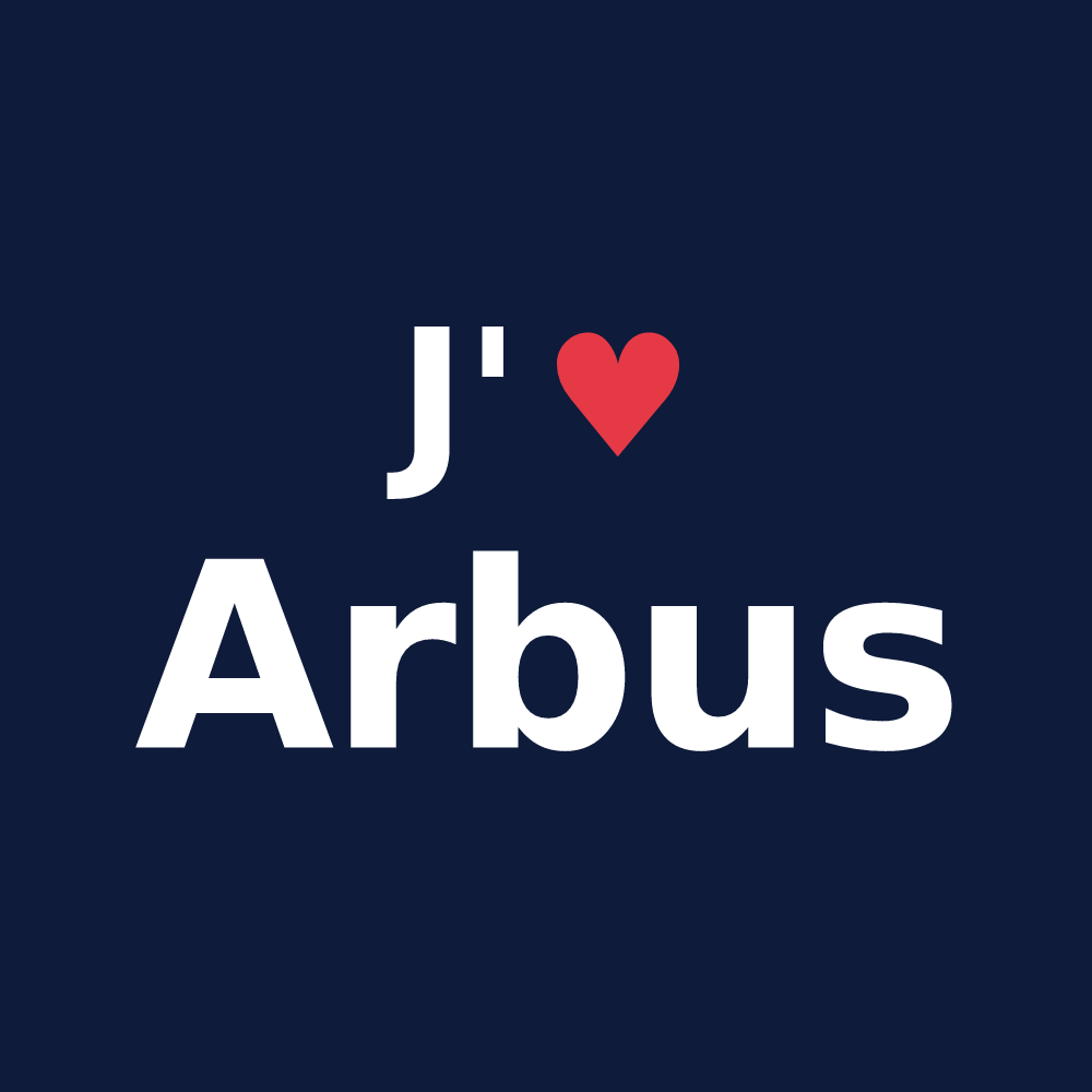 T-shirt personnalisé Arbus — design J'aime Arbus