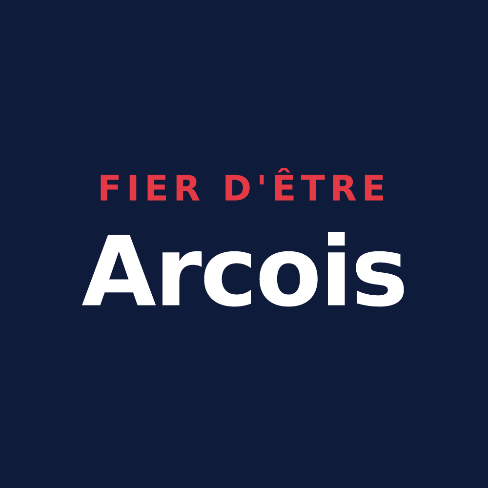 T-shirt « Fier d'être Arcois » — design pour Arc-lès-Gray