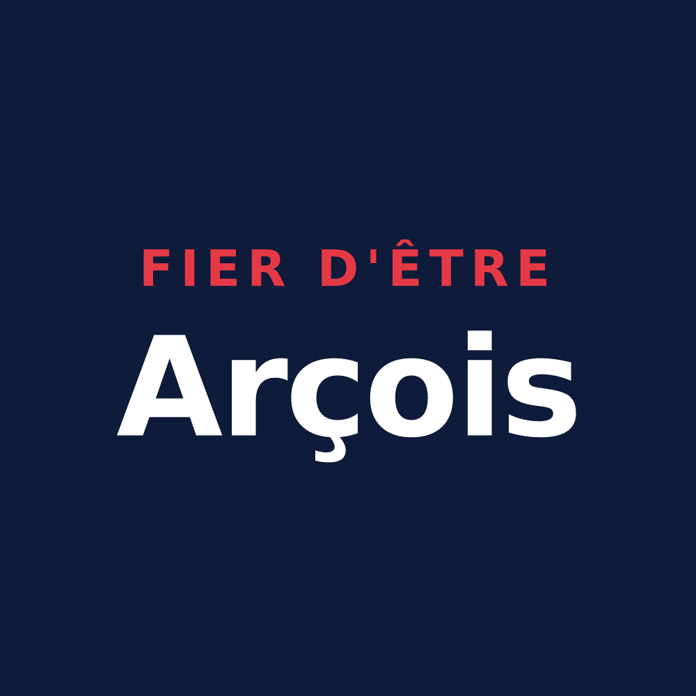 T-shirt « Fier d'être Arçois » — design pour Arçay