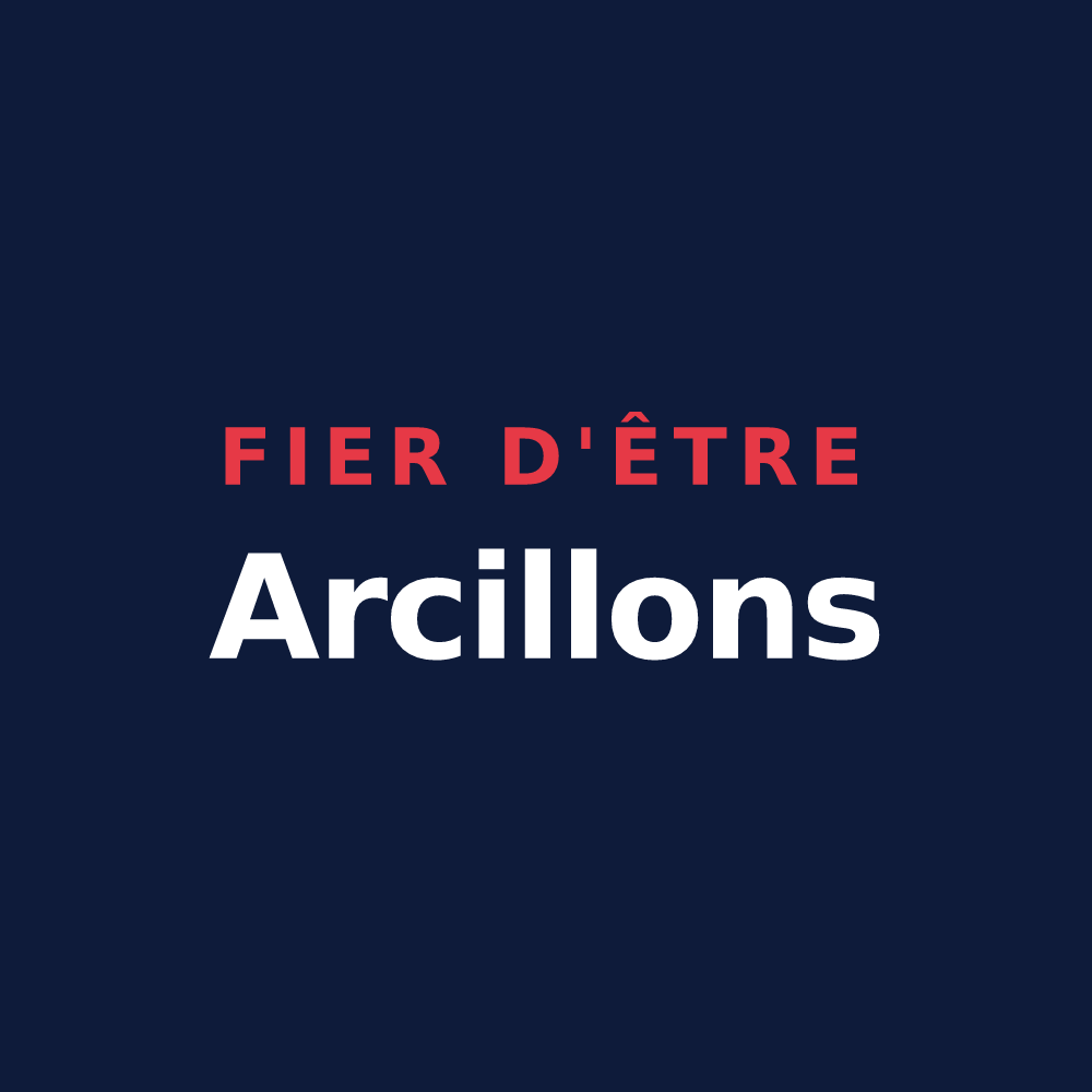 T-shirt « Fier d'être Arcillons » — design pour Arces