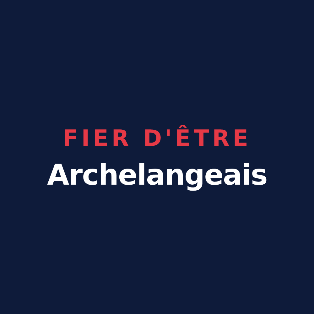 T-shirt « Fier d'être Archelangeais » — design pour Archelange