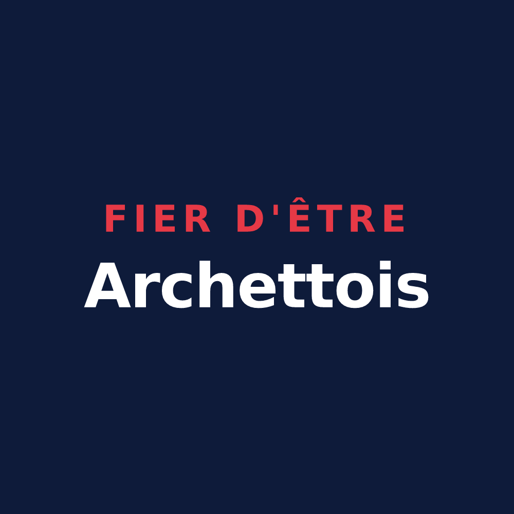 T-shirt « Fier d'être Archettois » — design pour Archettes