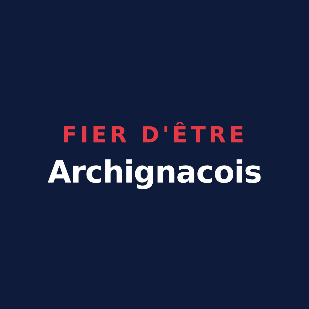 T-shirt « Fier d'être Archignacois » — design pour Archignat
