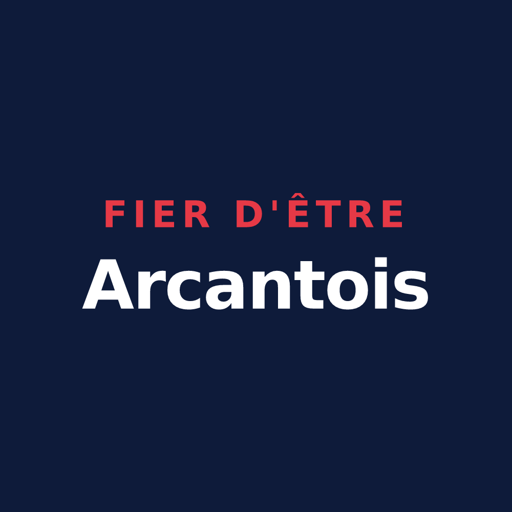 T-shirt « Fier d'être Arcantois » — design pour Archingeay