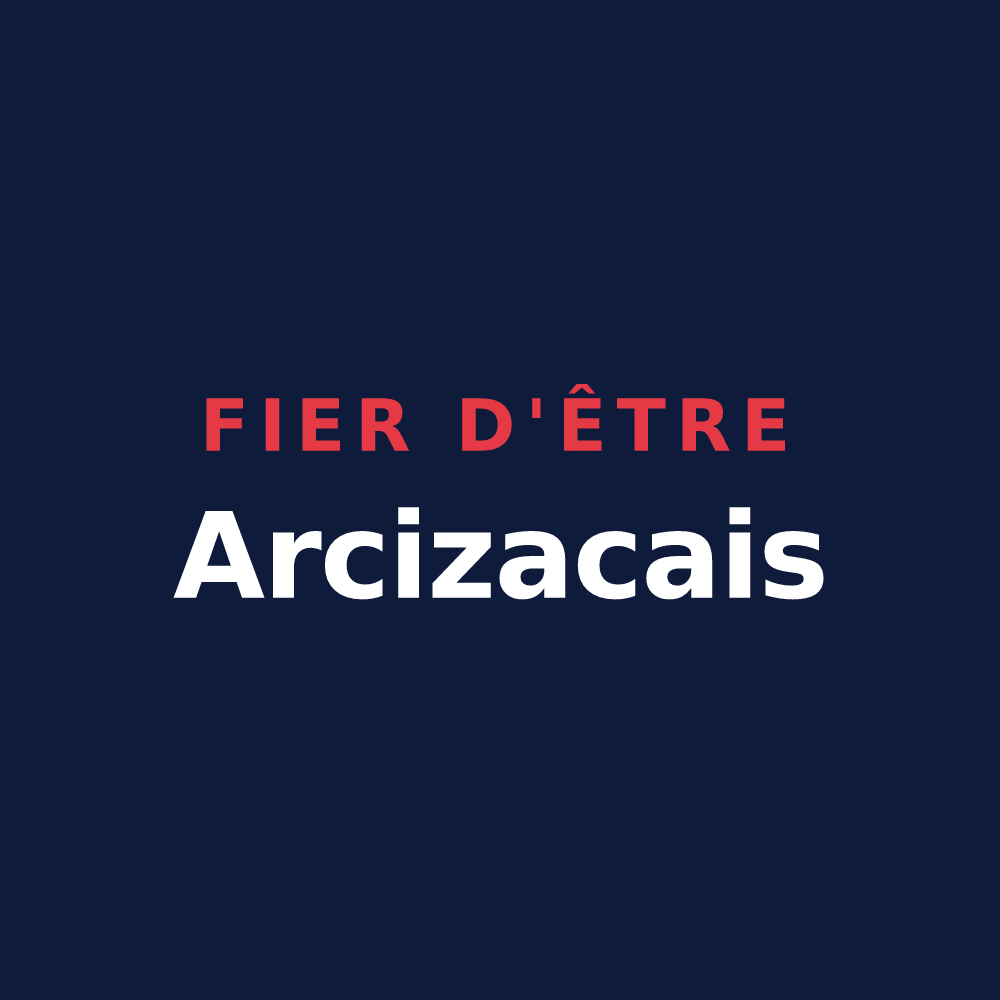 T-shirt « Fier d'être Arcizacais » — design pour Arcizac-ez-Angles