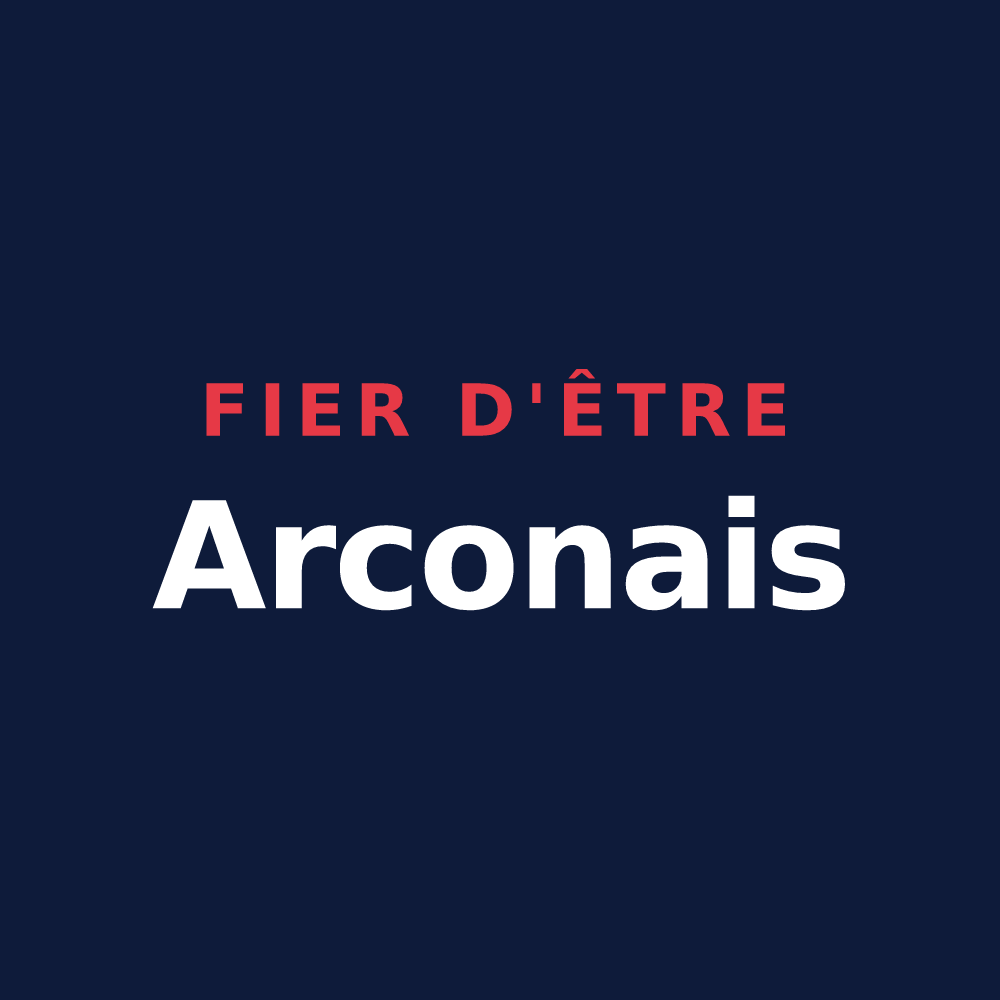 T-shirt « Fier d'être Arconais » — design pour Arcon