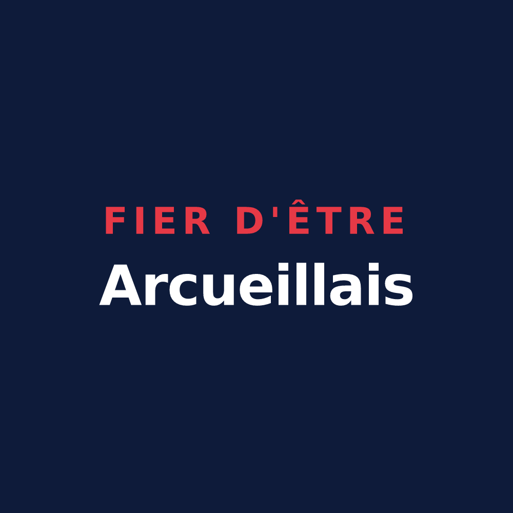 T-shirt « Fier d'être Arcueillais » — design pour Arcueil