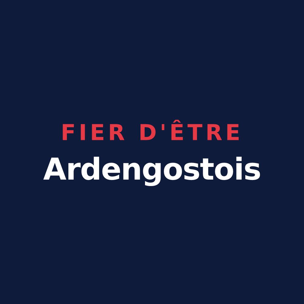 T-shirt « Fier d'être Ardengostois » — design pour Ardengost