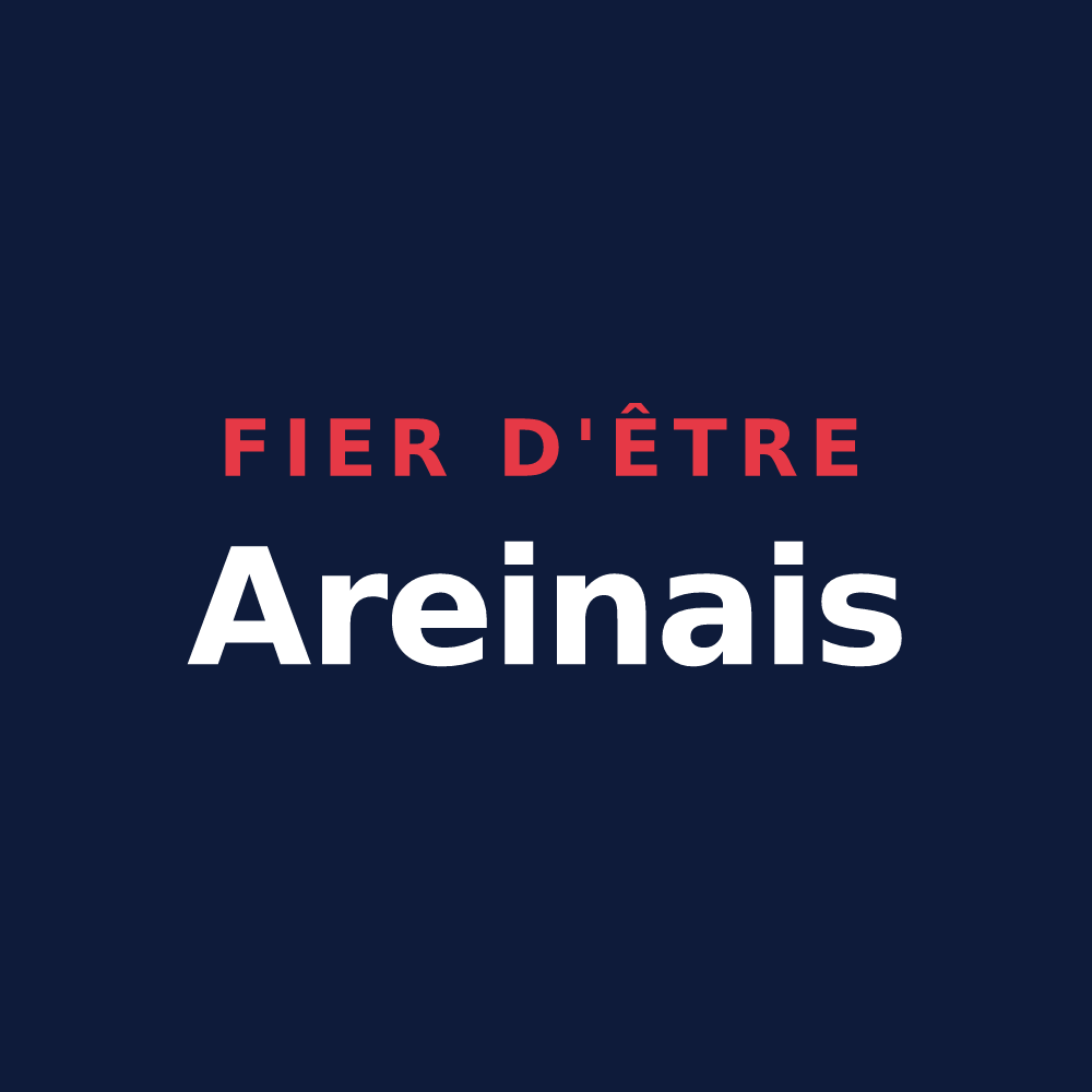 T-shirt « Fier d'être Areinais » — design pour Areines