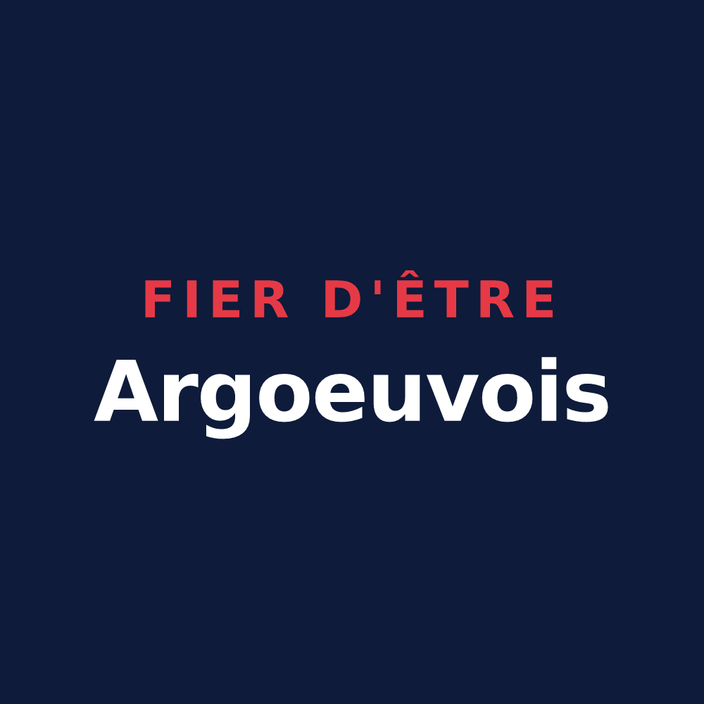 T-shirt « Fier d'être Argoeuvois » — design pour Argœuves